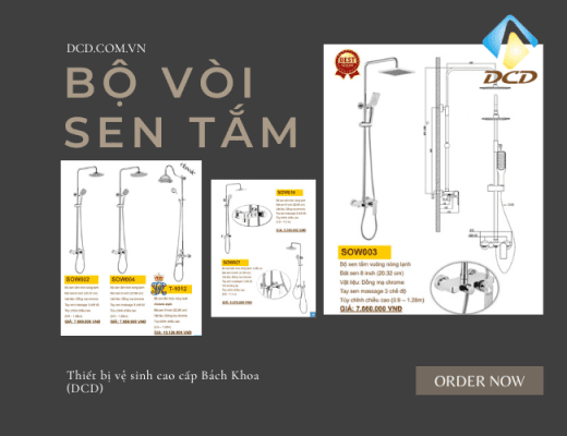 bộ vòi sen tắm cao cấp