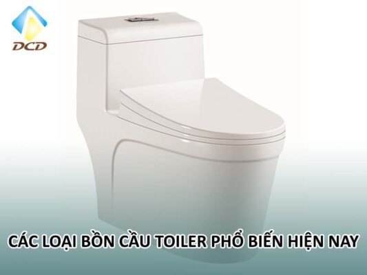 Các loại bồn cầu toiler phổ biến hiện nay
