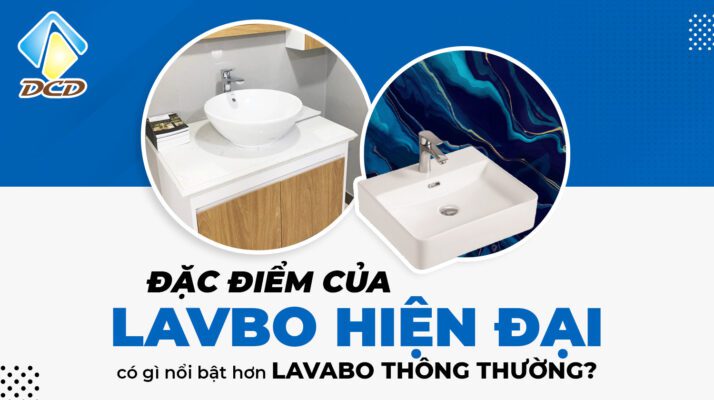 đặc điểm của lavabo hiện đại