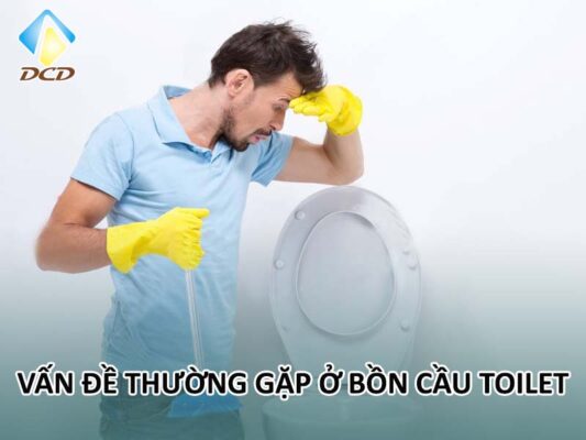 Vấn đề thường gặp ở bồn cầu toilet