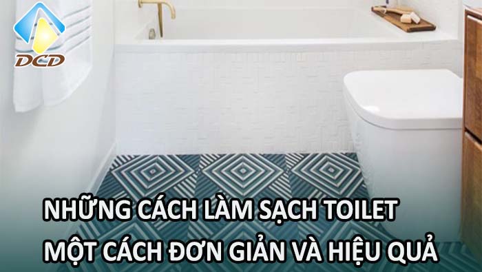 những cách làm sạch toilet