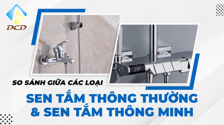 So sánh giữa các loại sen tắm
