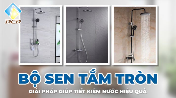 bộ sen tắm tròn