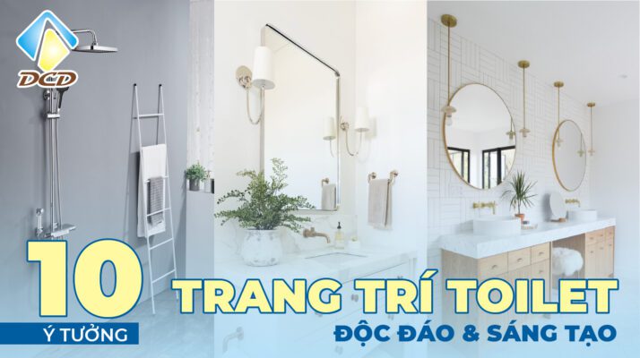 ý tưởng trang trí toilet