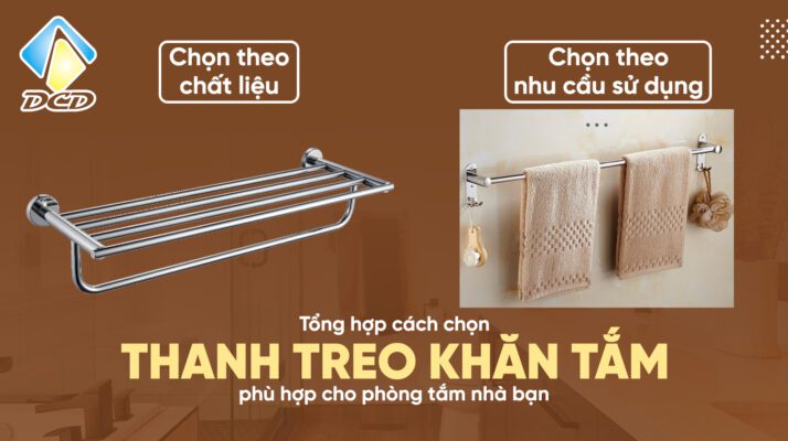 Tổng hợp cách chọn thanh treo khăn tắm phù hợp cho phòng tắm nhà bạn