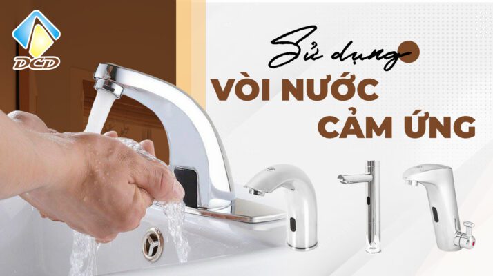 Sử dụng vòi nước cảm ứng