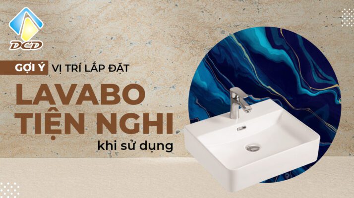 vị trí lắp đặt lavabo