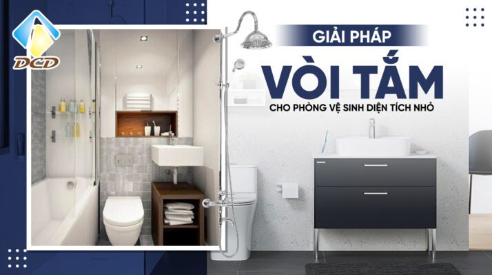 vòi tắm cho nhà vệ sinh nhỏ