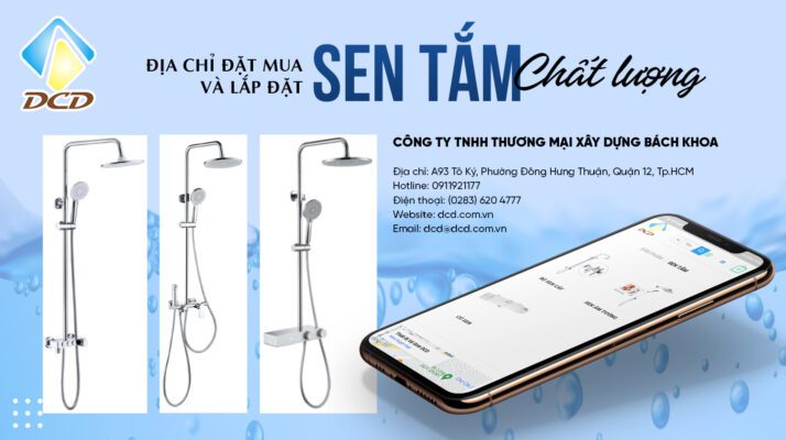 Địa chỉ đặt mua và lắp đặt sen tắm chất lượng