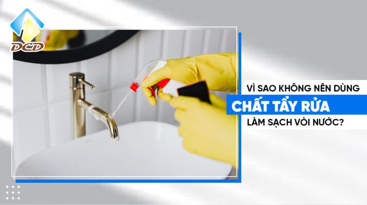 làm sạch vòi nước