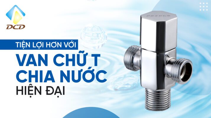 Van chữ T chia nước