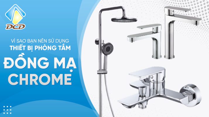 thiết bị phòng tắm bằng đồng mạ chrome
