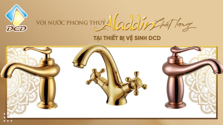 Vòi nước phong thuỷ Aladdin chất lượng tại Thiết bị vệ sinh DCD