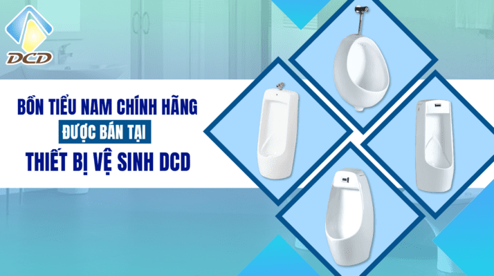 Bồn tiểu nam chính hãng được bán tại Thiết bị vệ sinh DCD