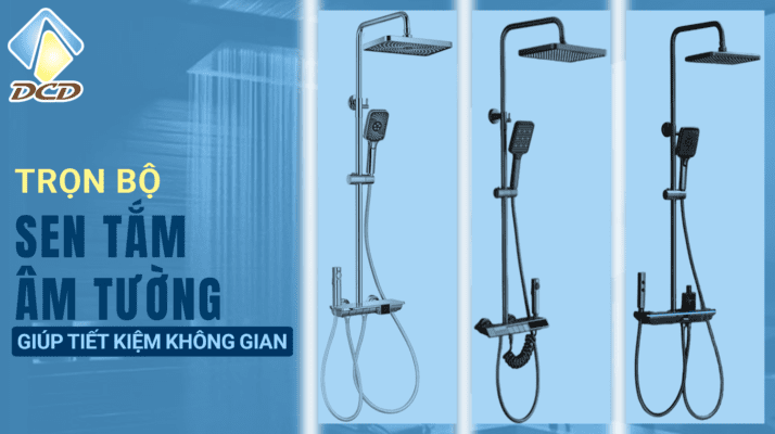 sen tắm âm tường