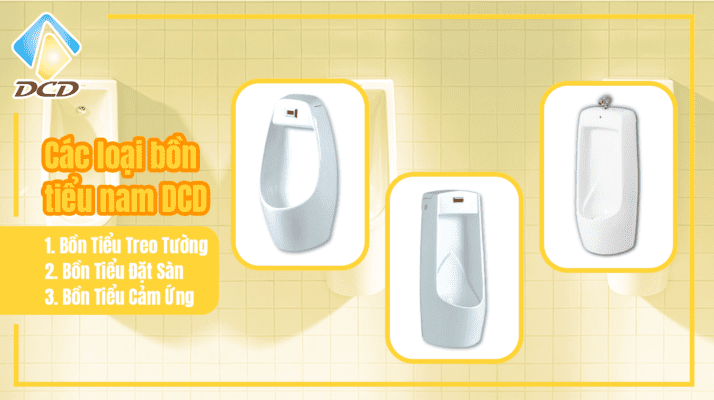 Các loại bồn tiểu nam DCD