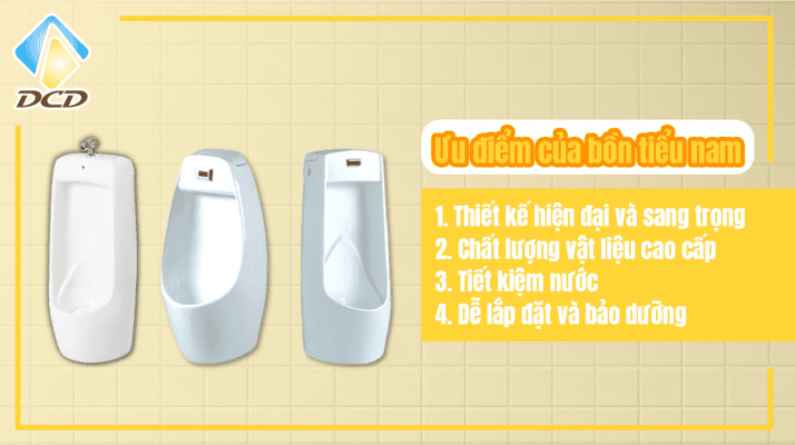 Ưu điểm của bồn tiểu nam