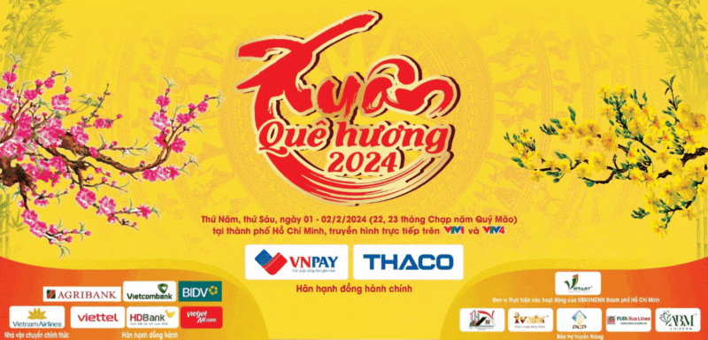 Banner Xuân Quê Hương 2024