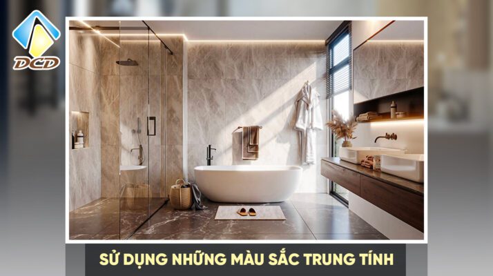 Sử dụng những màu sắc trung tính: