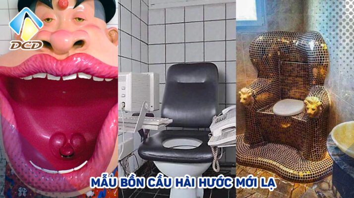Mẫu bồn cầu hài hước mới lạ