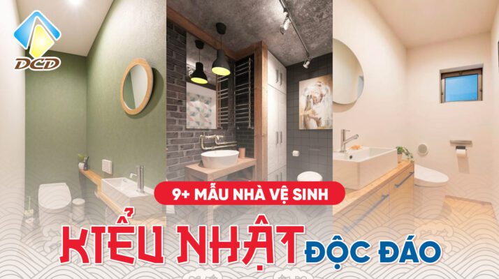 mẫu nhà vệ sinh kiểu Nhật