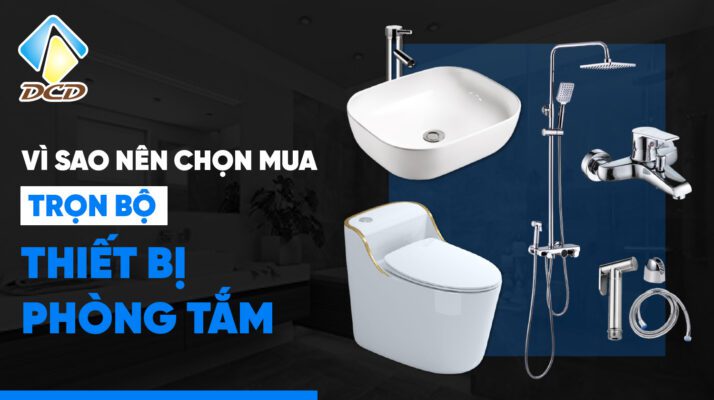 trọn bộ thiết bị phòng tắm