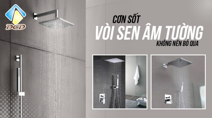 vòi sen tắm âm tường