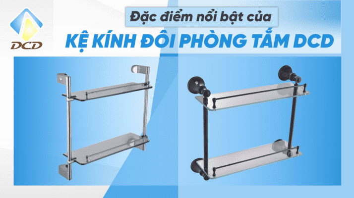 kệ kính đôi phòng tắm
