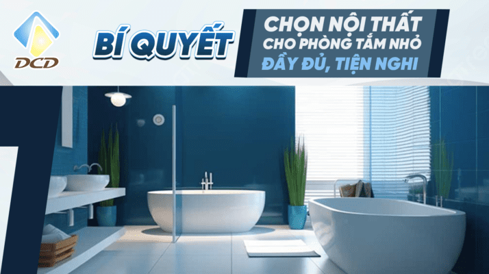 nội thất cho phòng tắm nhỏ