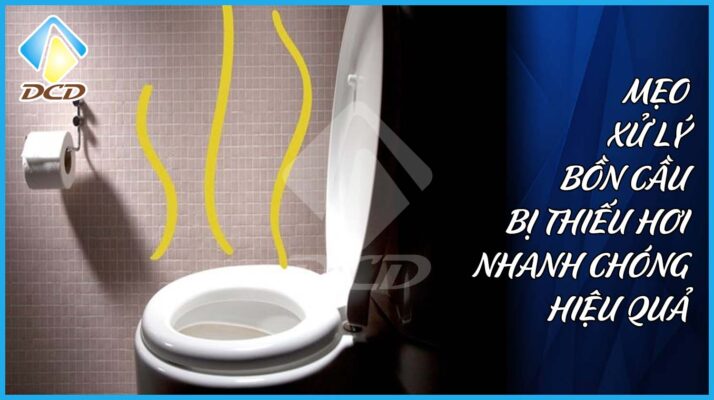 bồn cầu bị thiếu hơi
