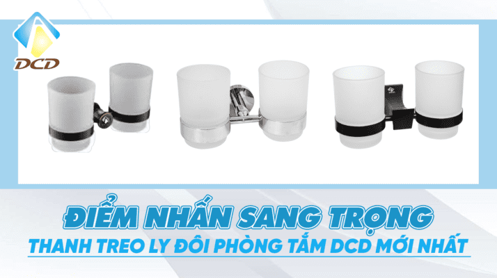 thanh treo ly đôi phòng tắm